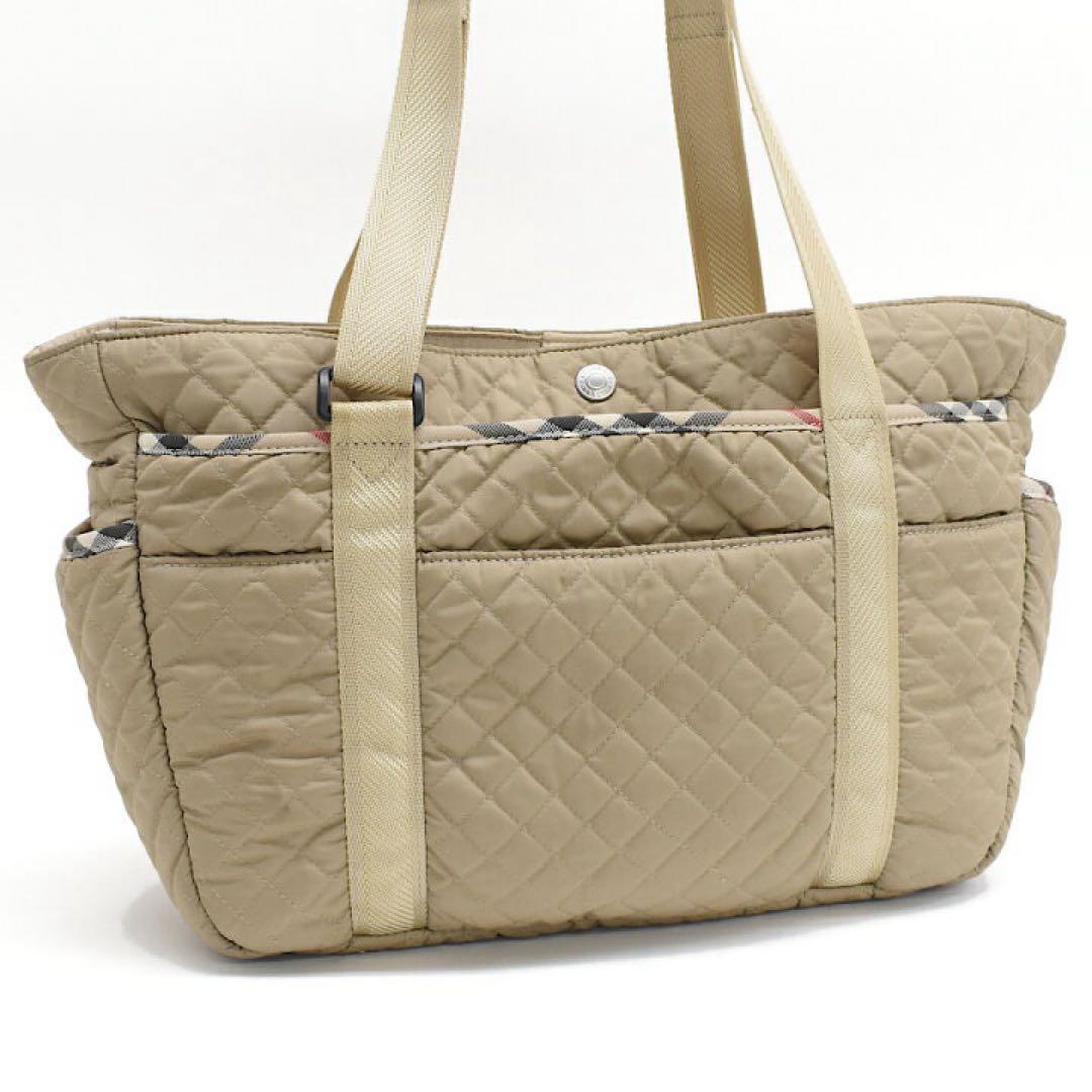 美品‼️Burberry バーバリー❤️ベージュ❤️キルティング❤️マザーズバッグ❤️希少