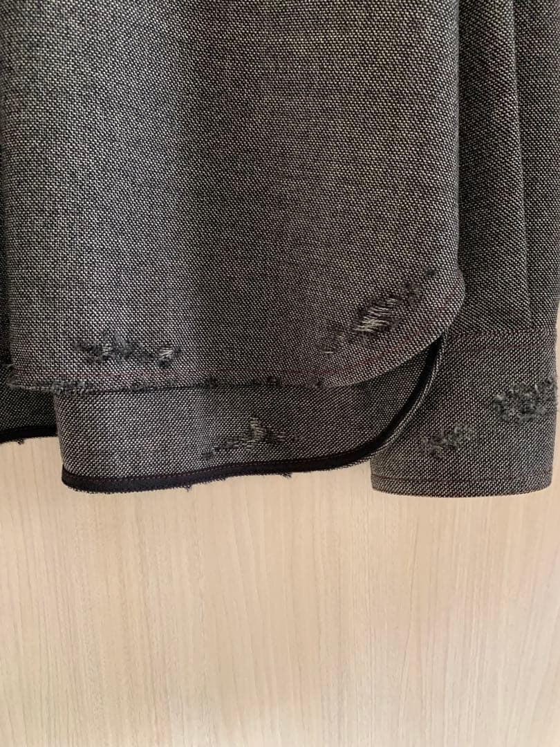 MARNI ダメージ加工シャツ グレー