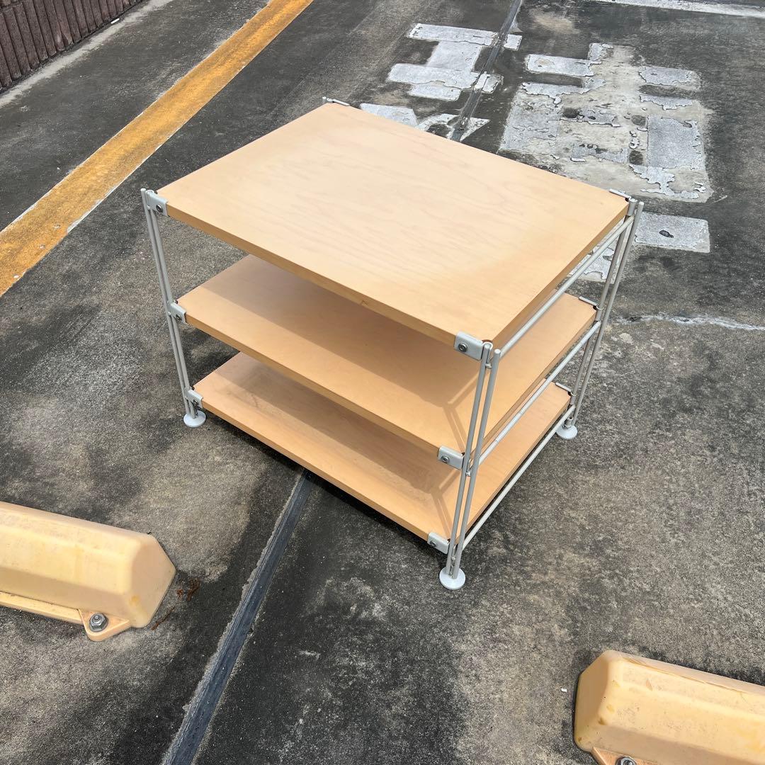 無印良品 スチールユニットシェルフ 木製 棚