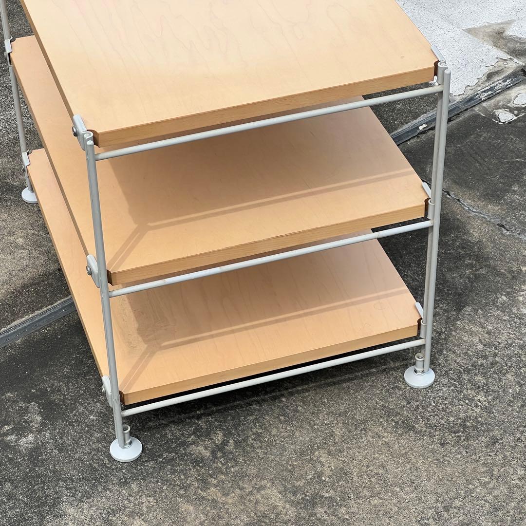 無印良品 スチールユニットシェルフ 木製 棚
