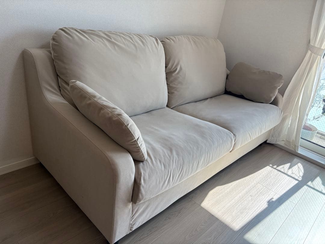 IKEA VINLIDEN 3人掛けソファ ベージュ 美品　送料込