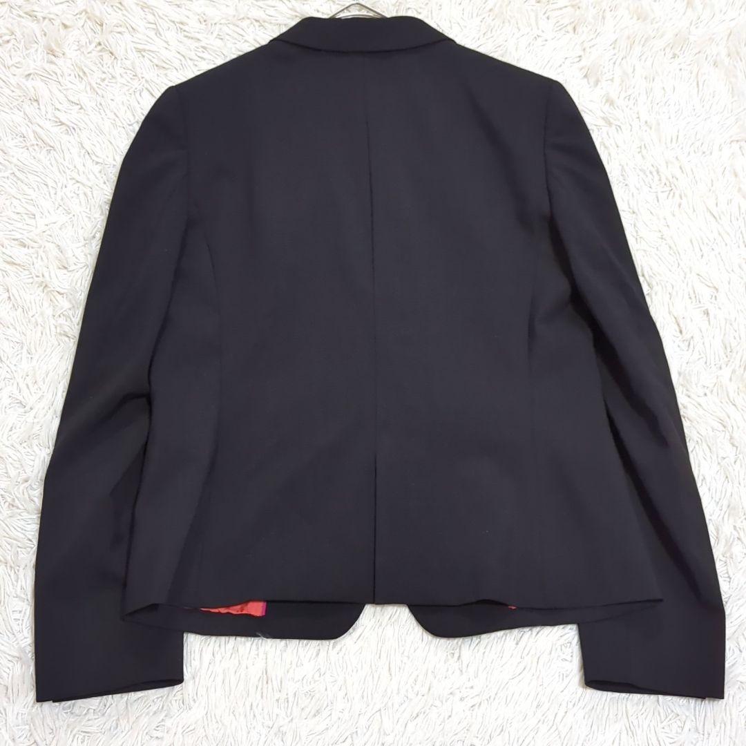 極美品 40 ポールスミス パンツスーツ セットアップ 1B ブラック