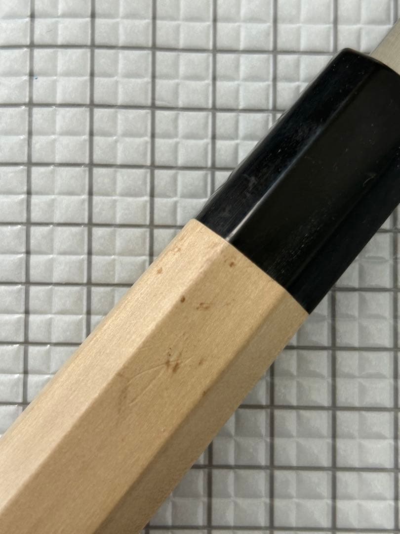 仙助 包丁 三徳 三徳包丁 安来鋼白紙一号割込 水牛八角柄 165mm ①