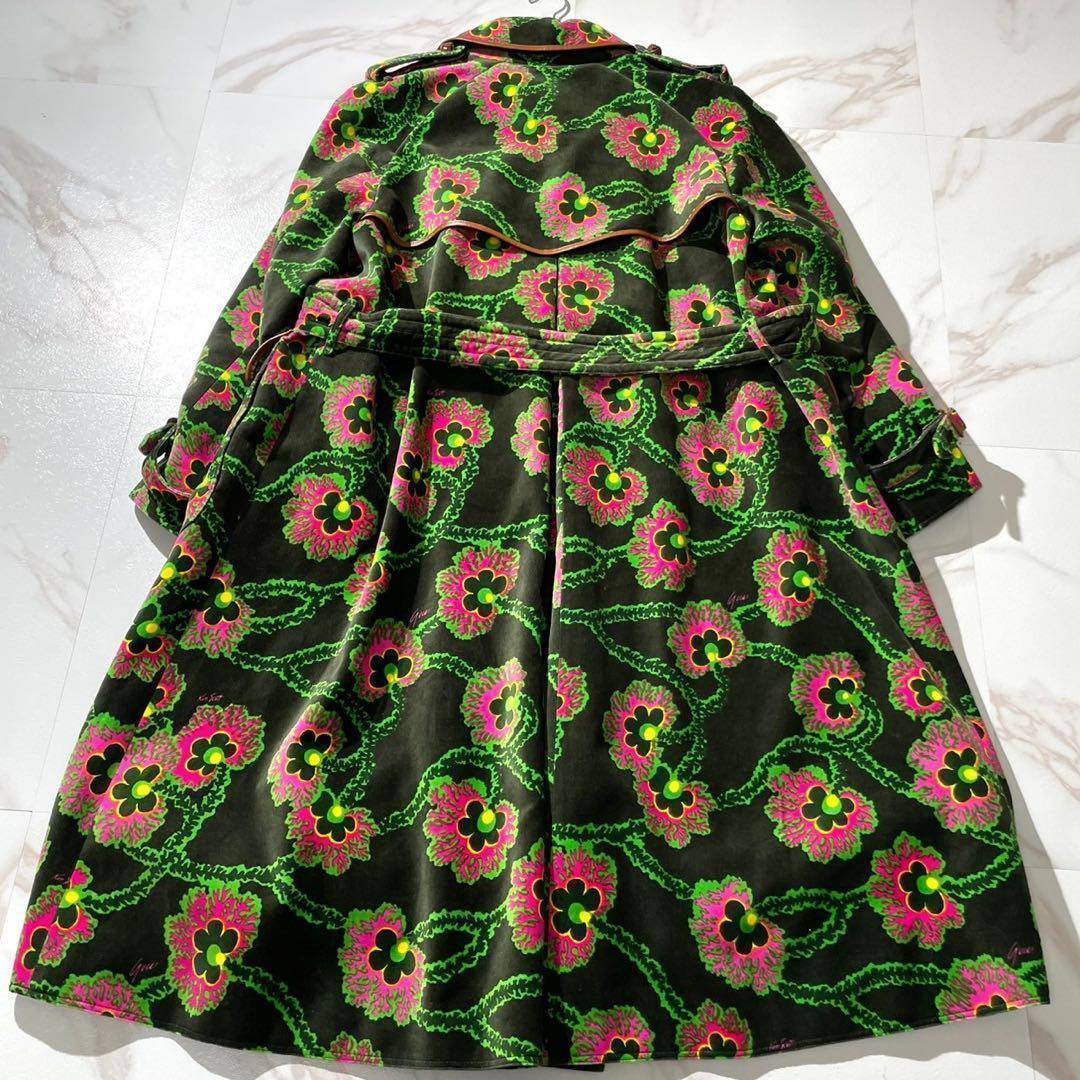 専用 21SS⭐️GUCCI ケンスコットコラボ トレンチコート ベルベット