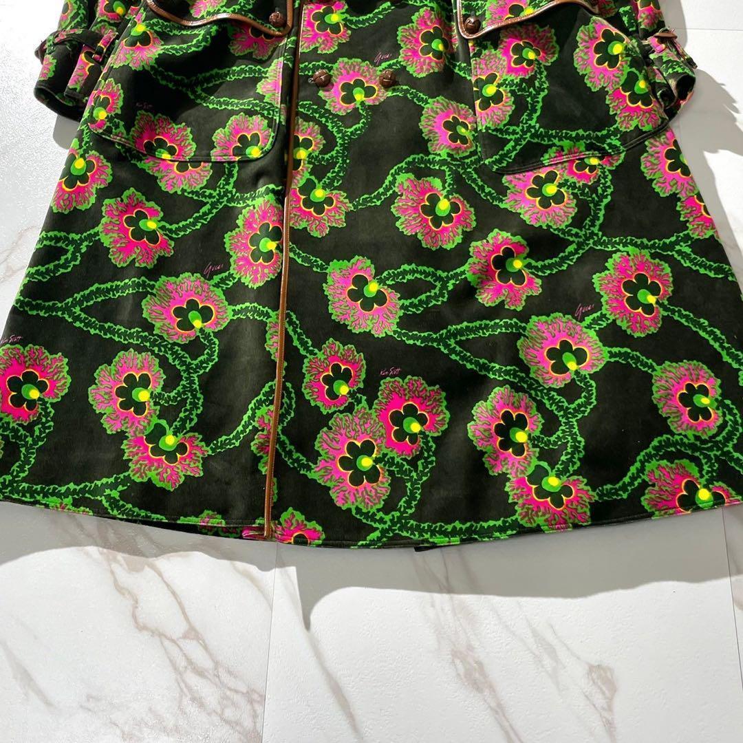 専用 21SS⭐️GUCCI ケンスコットコラボ トレンチコート ベルベット