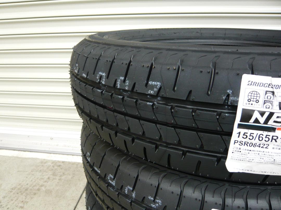 全国送料込☆ブリヂストンニューノ☆155/65R14☆夏タイヤ 軽自動車