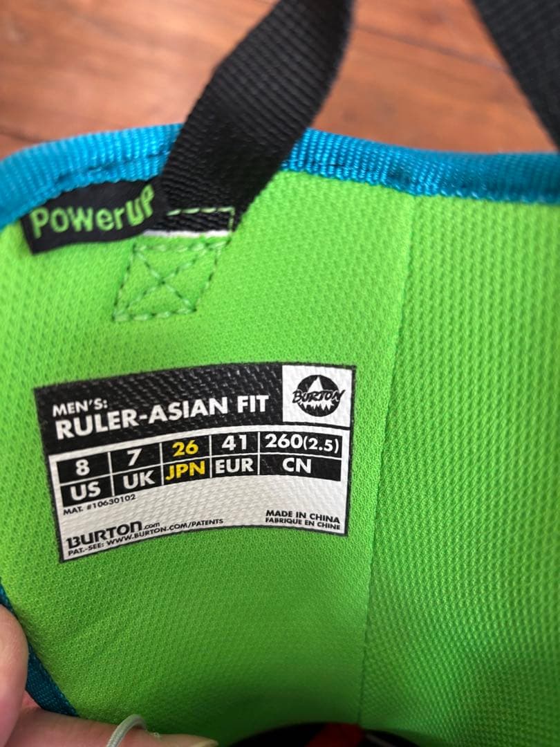 【美品】値下げ中⭐︎Burton Ruler Asianブーツ 26cm バートン