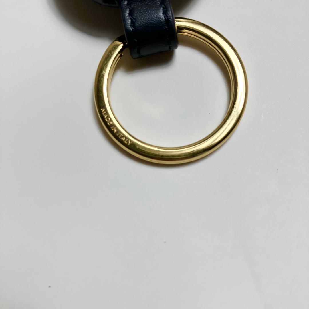 CELINE キーリング キーホルダー レザータグ トリオンフ