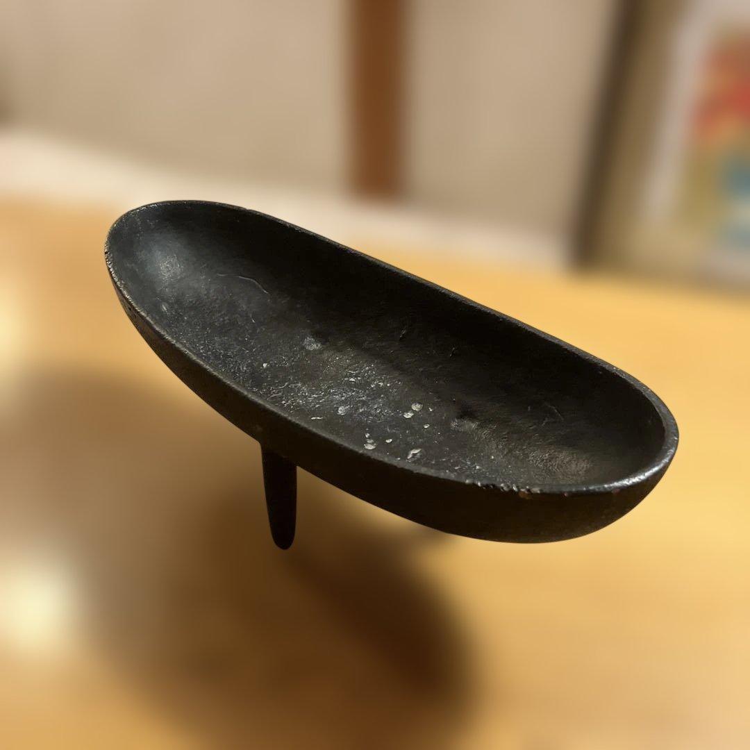 水盤 三つ脚 鉄器 南部鉄器　中古
