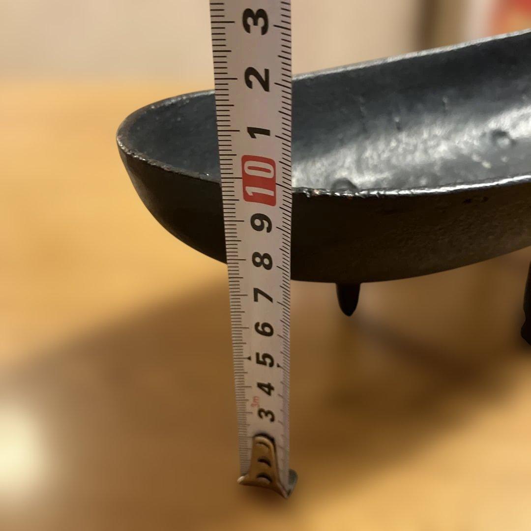 水盤 三つ脚 鉄器 南部鉄器　中古