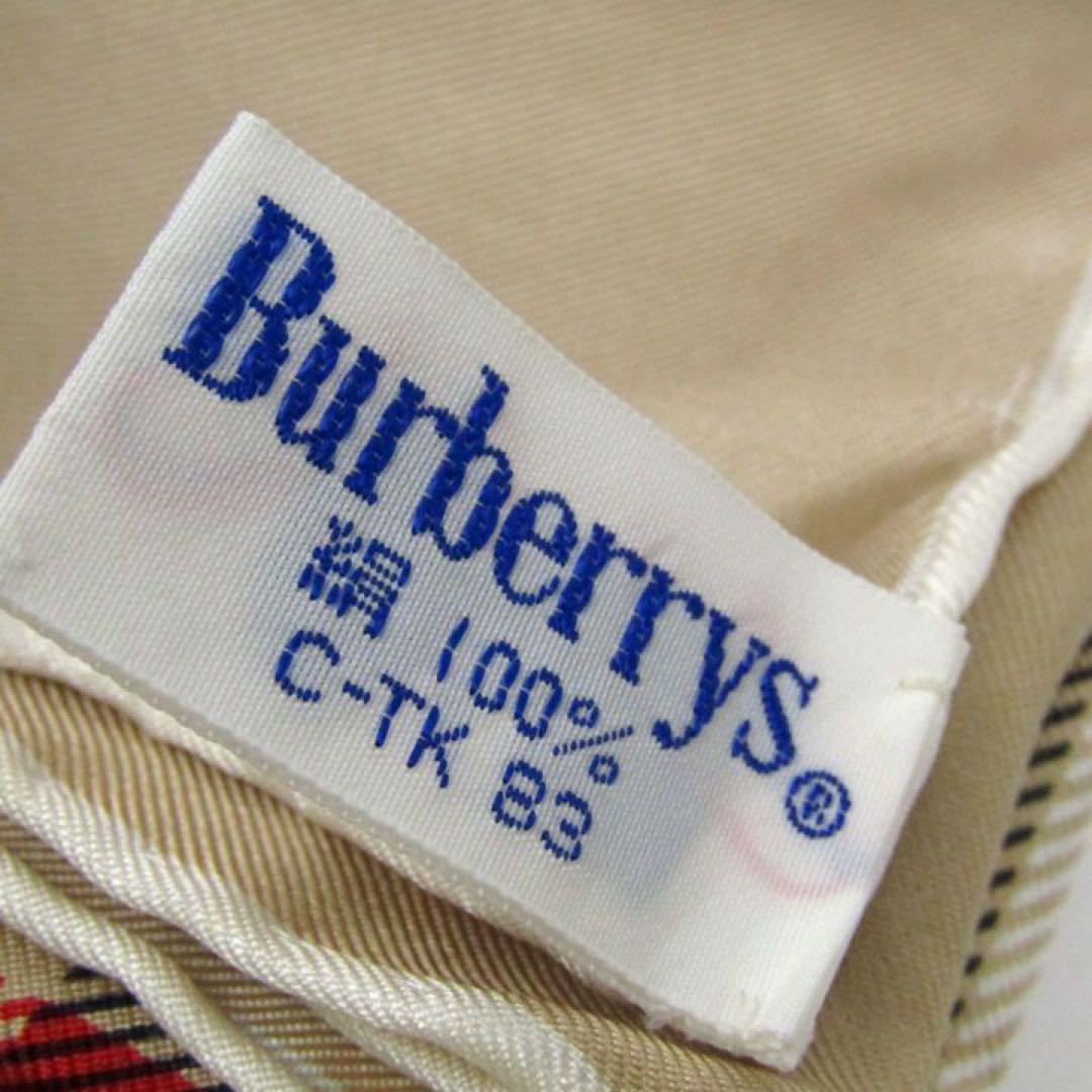 極美品　Burberrys バーバリー 大判スカーフ シルク　ノバチェック