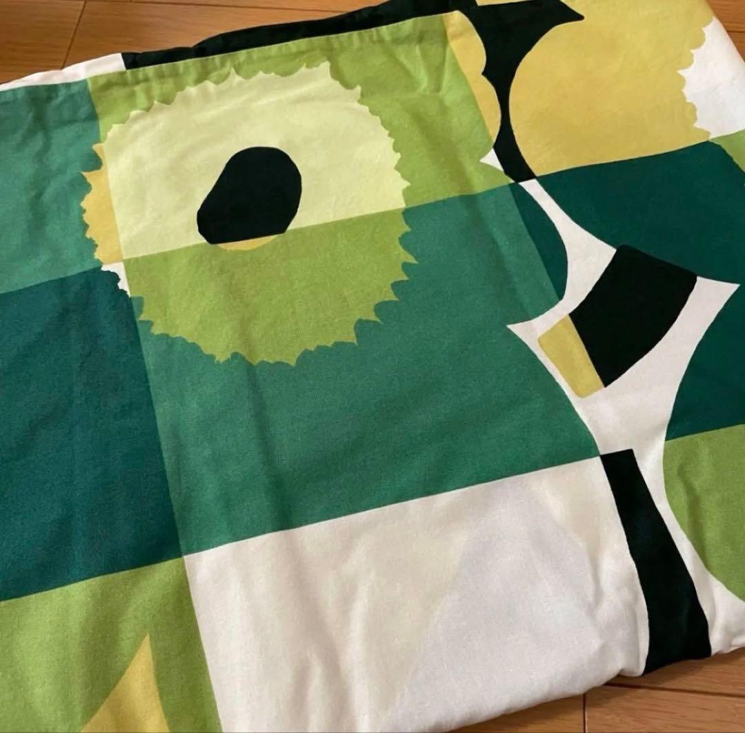 希少 極美品 marimekko マリメッコ 寝具 デュベカバーピロケース