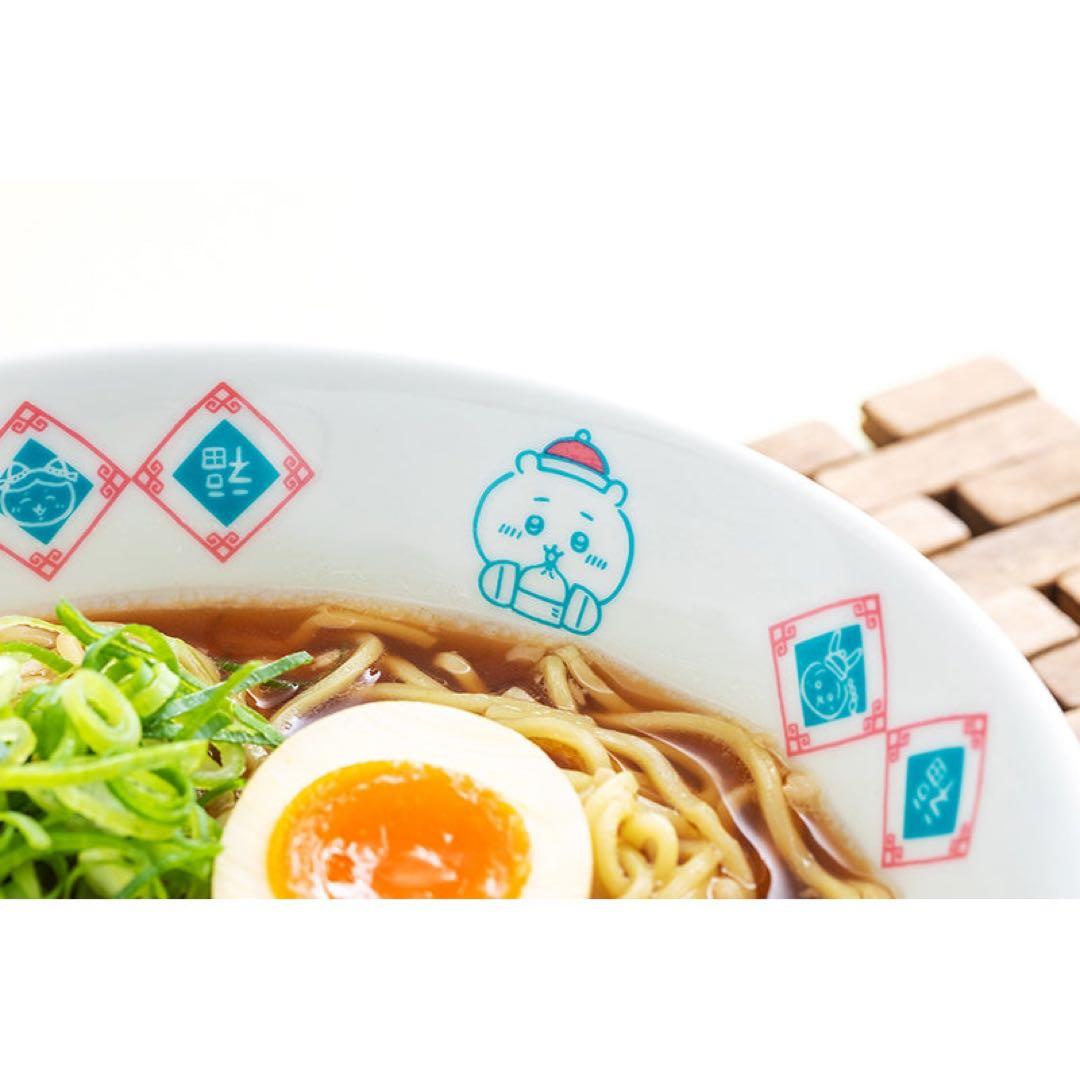 新品★ちいかわ飯店【ちいかわ＆ハチワレ＆うさぎ】ラーメンどんぶり＆レンゲセット