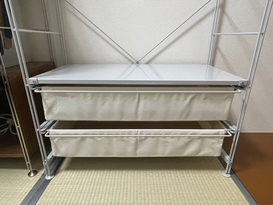 【無印良品】スチールユニットシェルフ　ワードローブ