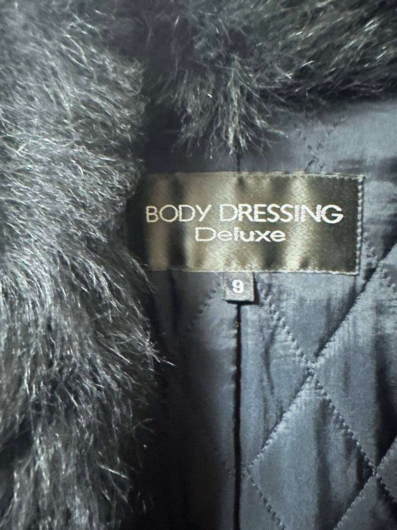 BODY DRESSING Deluxe レザーコート 9号 ブラック