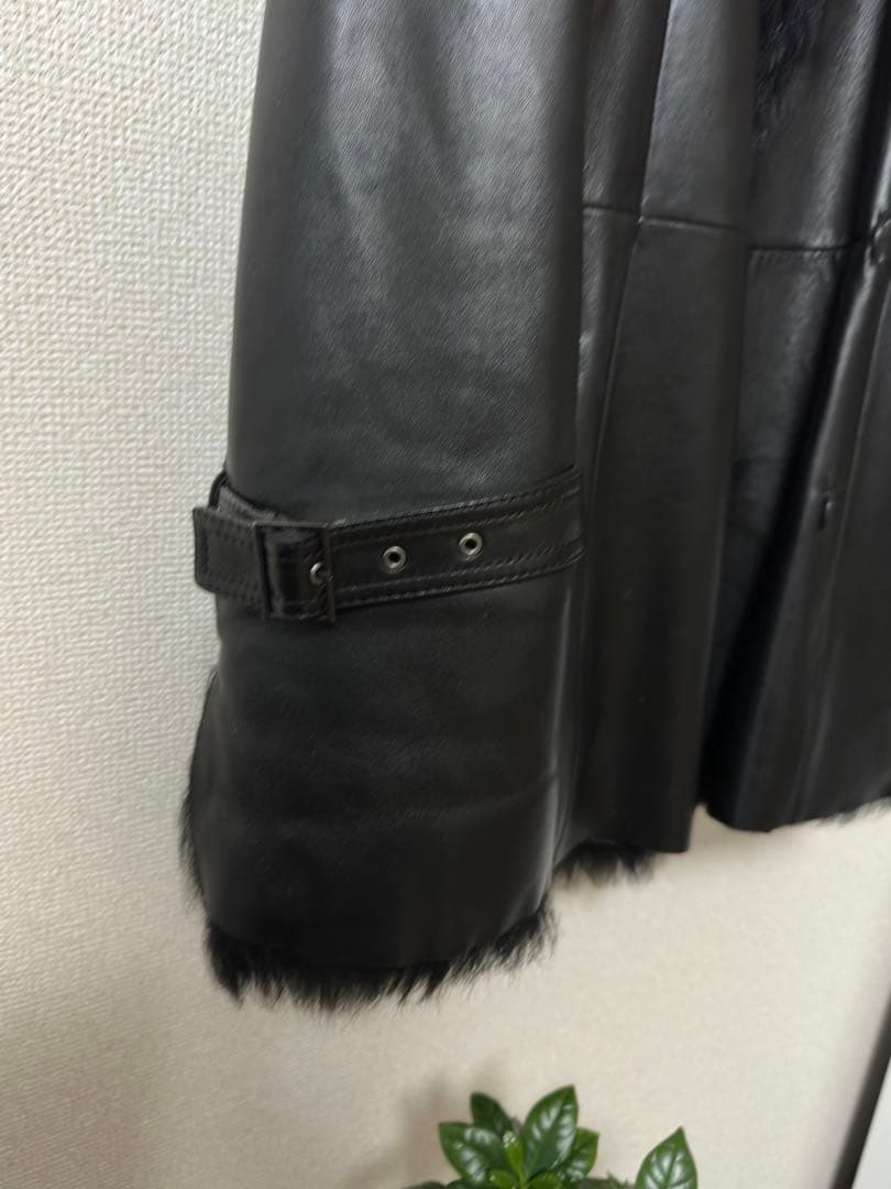 BODY DRESSING Deluxe レザーコート 9号 ブラック