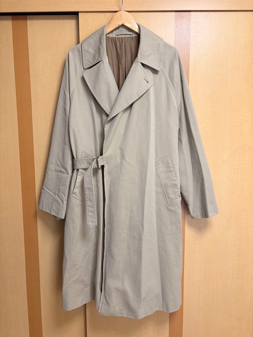 COMOLI 21SS ウォッシュドタイロッケンコート SIZE 3