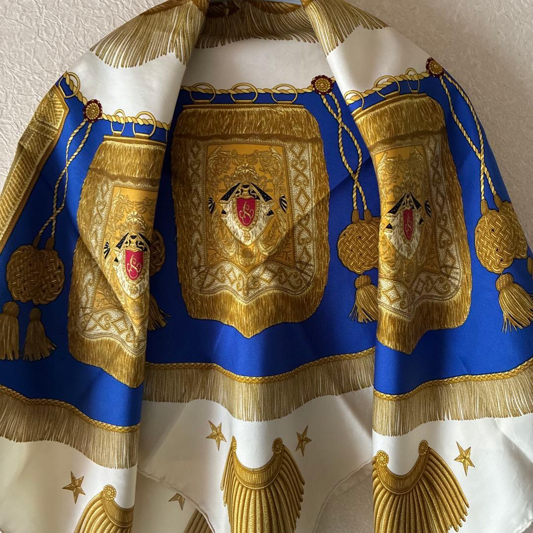 HERMES シルク スカーフ 90カレ　サーベル飾袋　専用