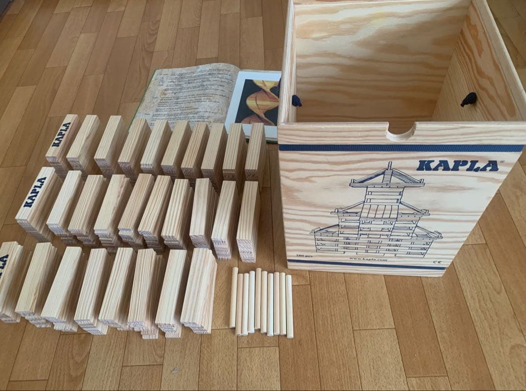 KAPLA 280ピース 美品　知育玩具 木製ブロック
