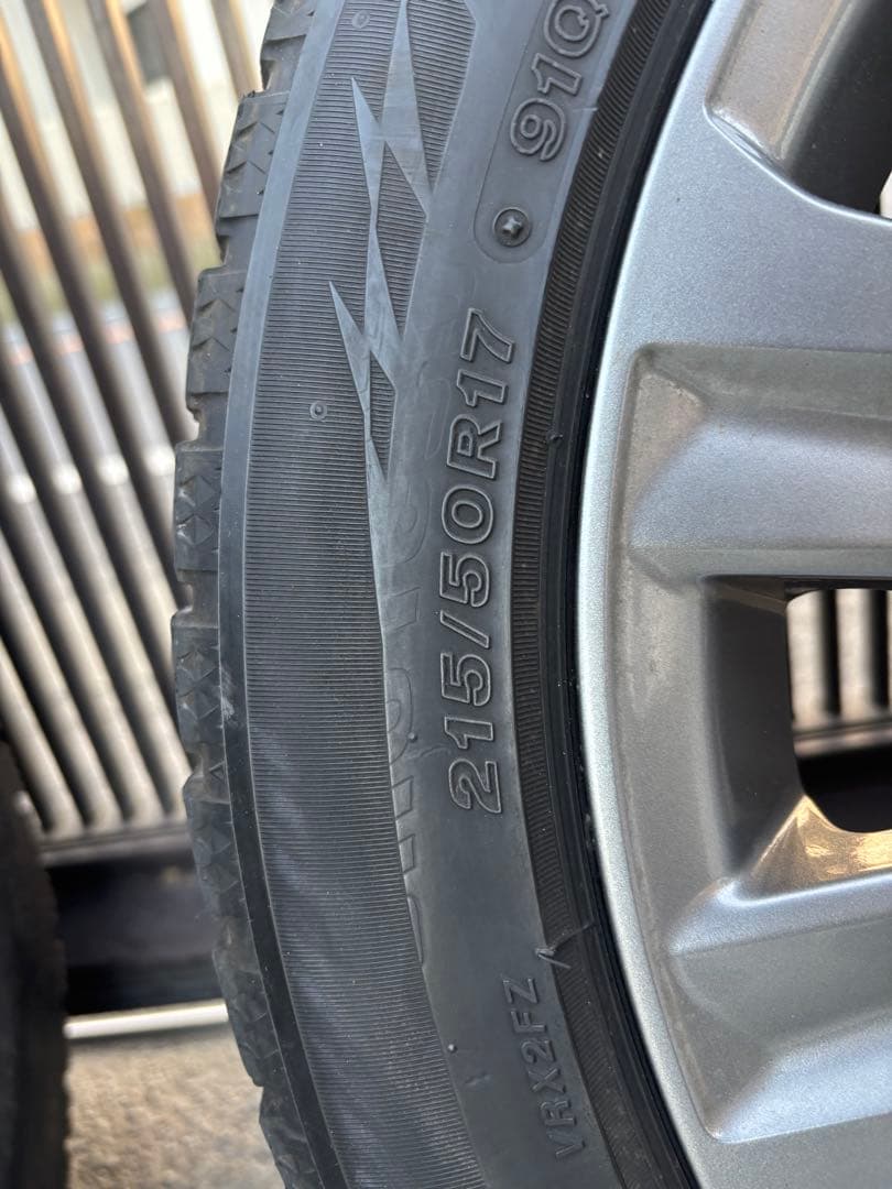 か*れ様 210系クラウンホイール 17インチ 4本 215/50R17 VRX