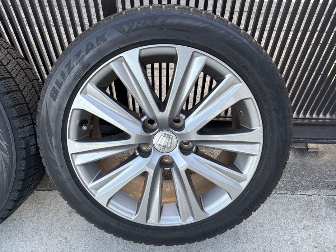 か*れ様 210系クラウンホイール 17インチ 4本 215/50R17 VRX