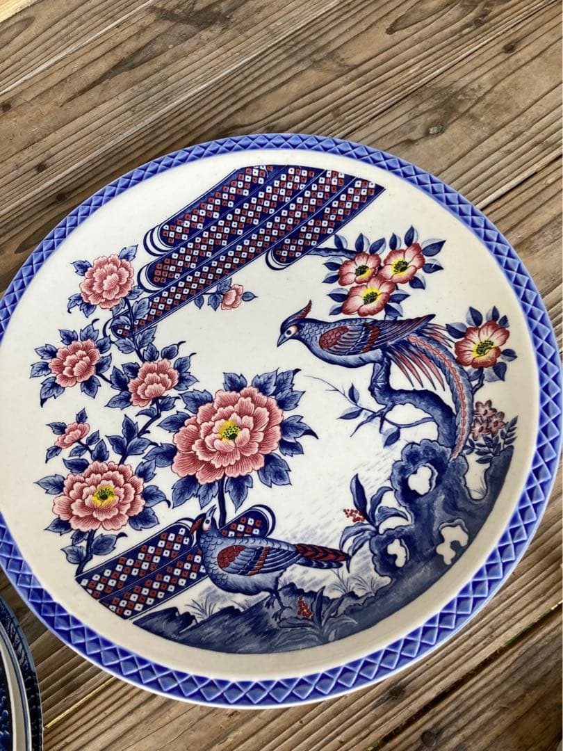 祝い皿　大皿　中皿　セット商品　中華料理　刺身皿　宝船　鳳凰　鶴　亀　縁起物