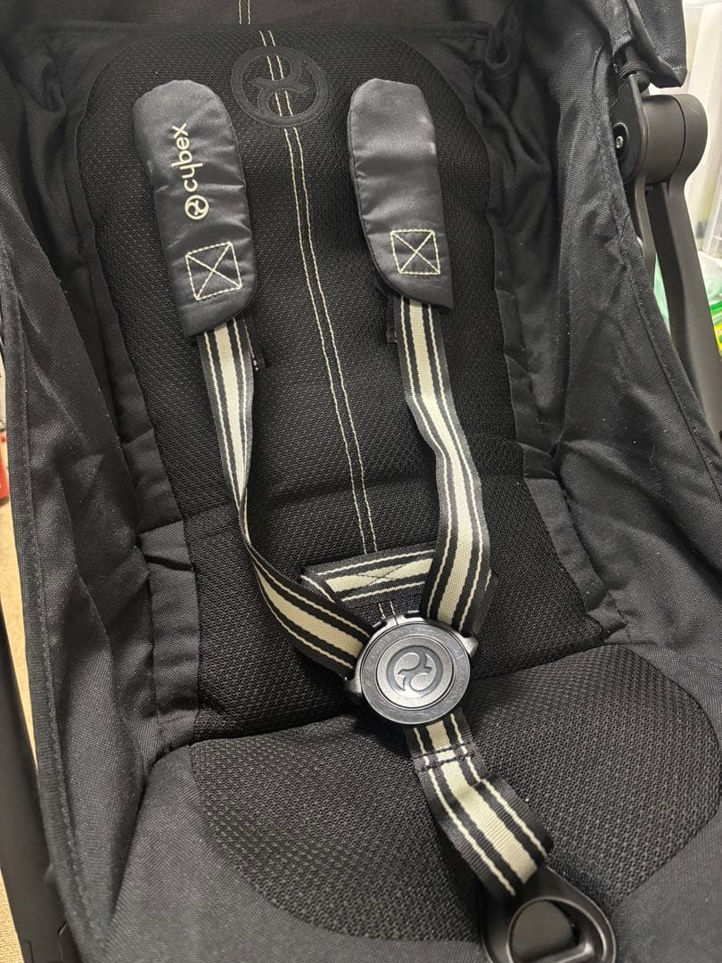 cybex サイベックスリベル 2023年 ムーンブラック　荷物ハンモック付き