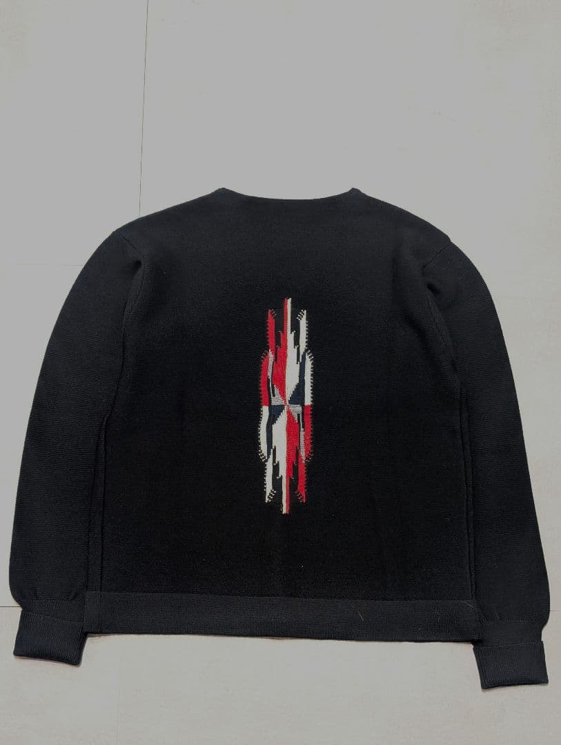 24ss ニードルス チマヨ柄 ネイティブ柄 Vネック カーディガン 　M