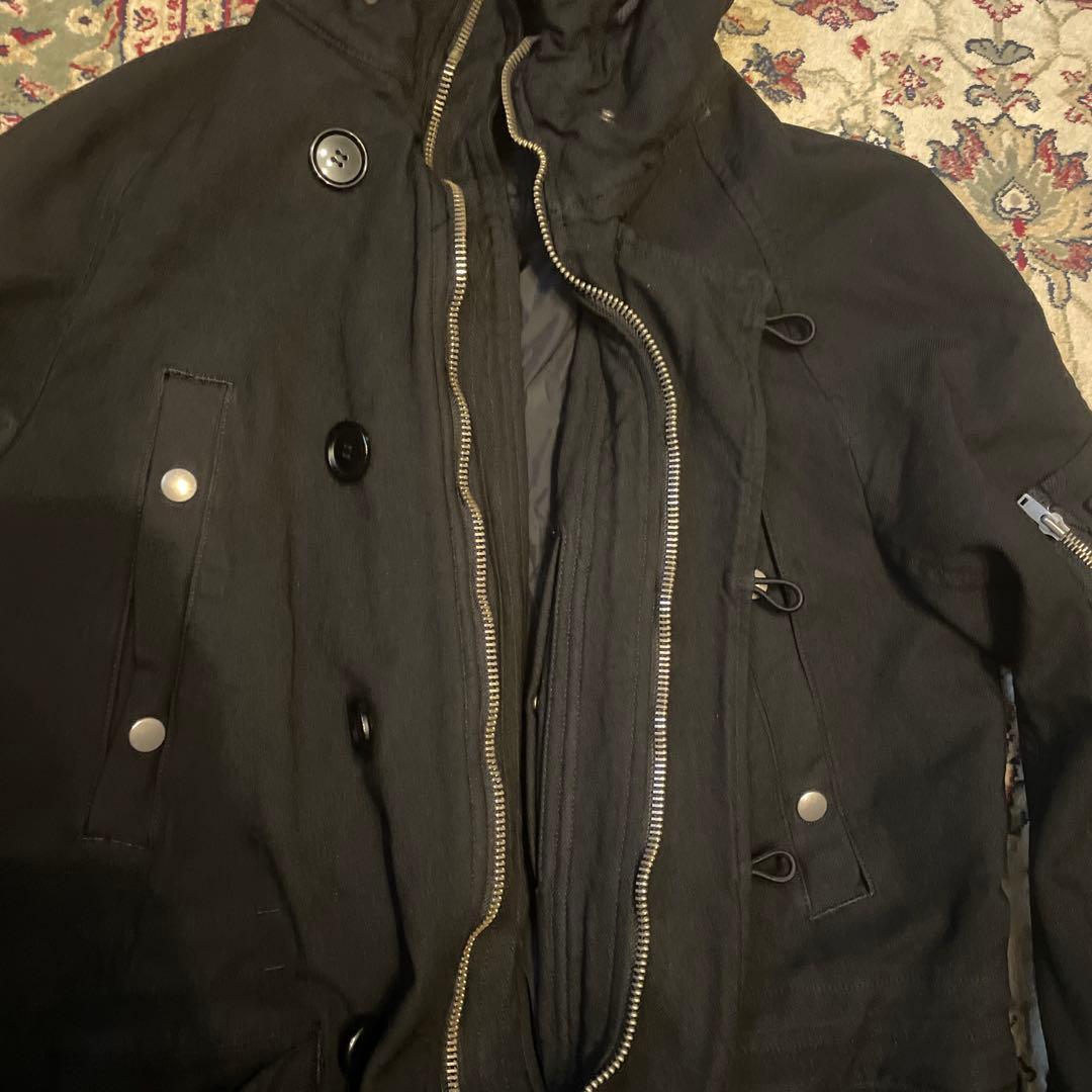 2011 ポリ縮 comme des garcons homme モッズ コート