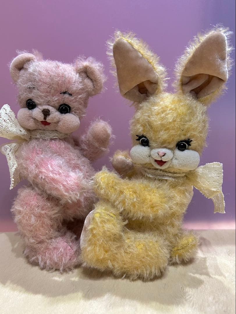ウサギとクマのぬいぐるみセット