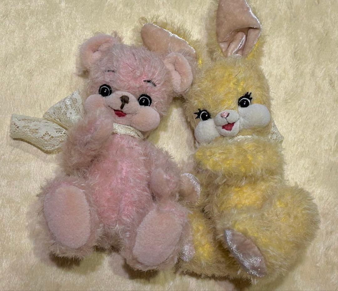 ウサギとクマのぬいぐるみセット