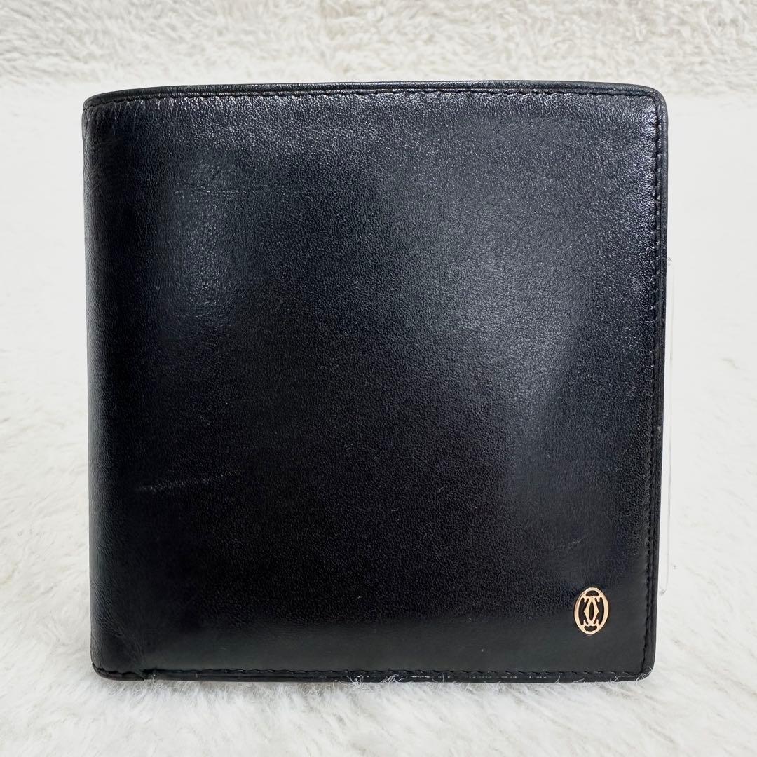 Cartier カルティエ パシャ 2つ折り財布 小銭入れ カードケース レザー