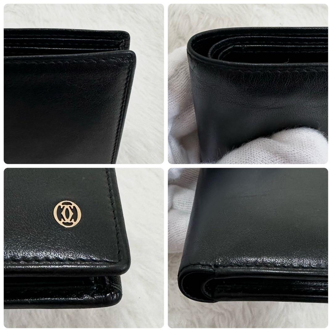 Cartier カルティエ パシャ 2つ折り財布 小銭入れ カードケース レザー