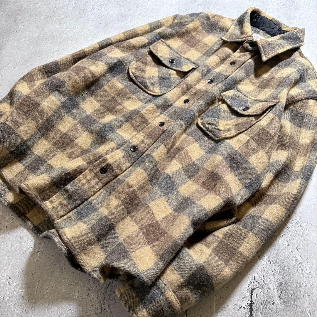 トップス 80s Old Sears Wool Shirt