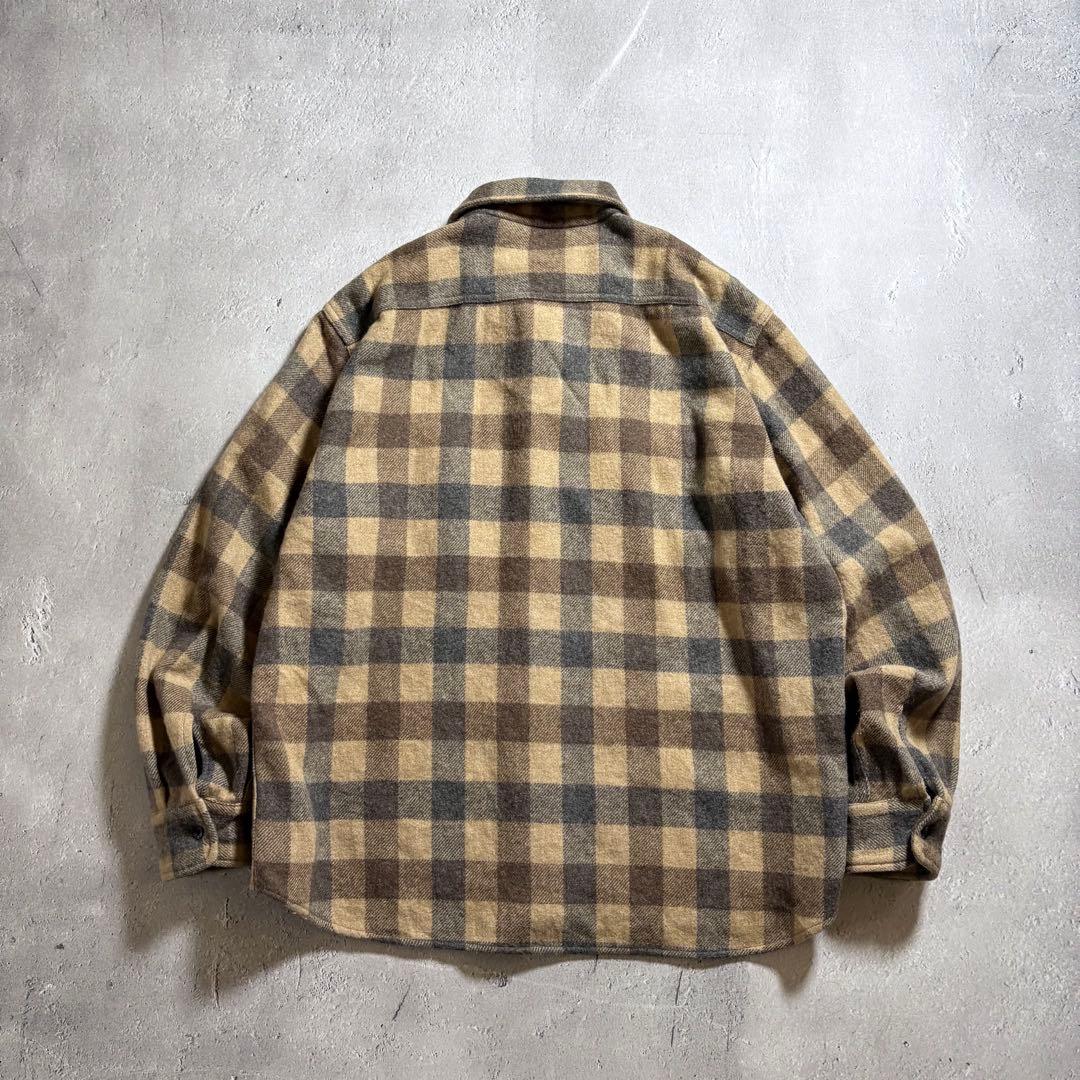 トップス 80s Old Sears Wool Shirt