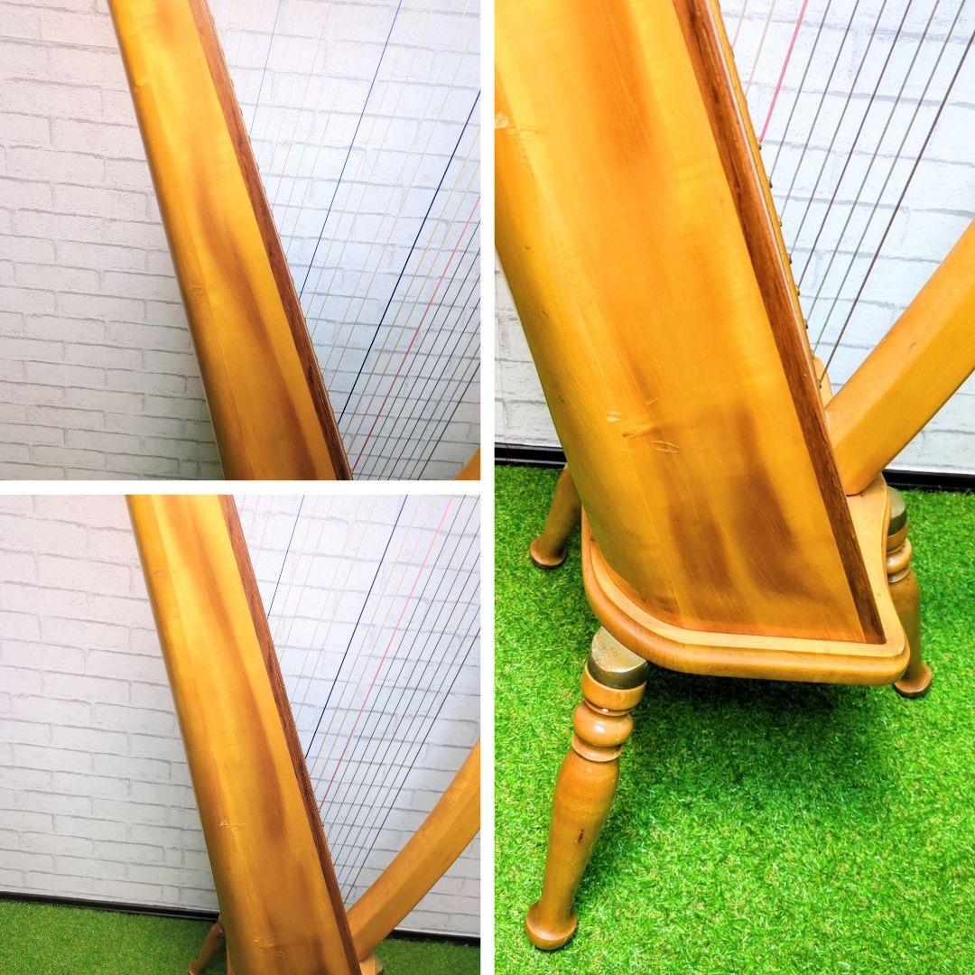 青山ハープ 　130D　34弦　アイリッシュハープ ハープ