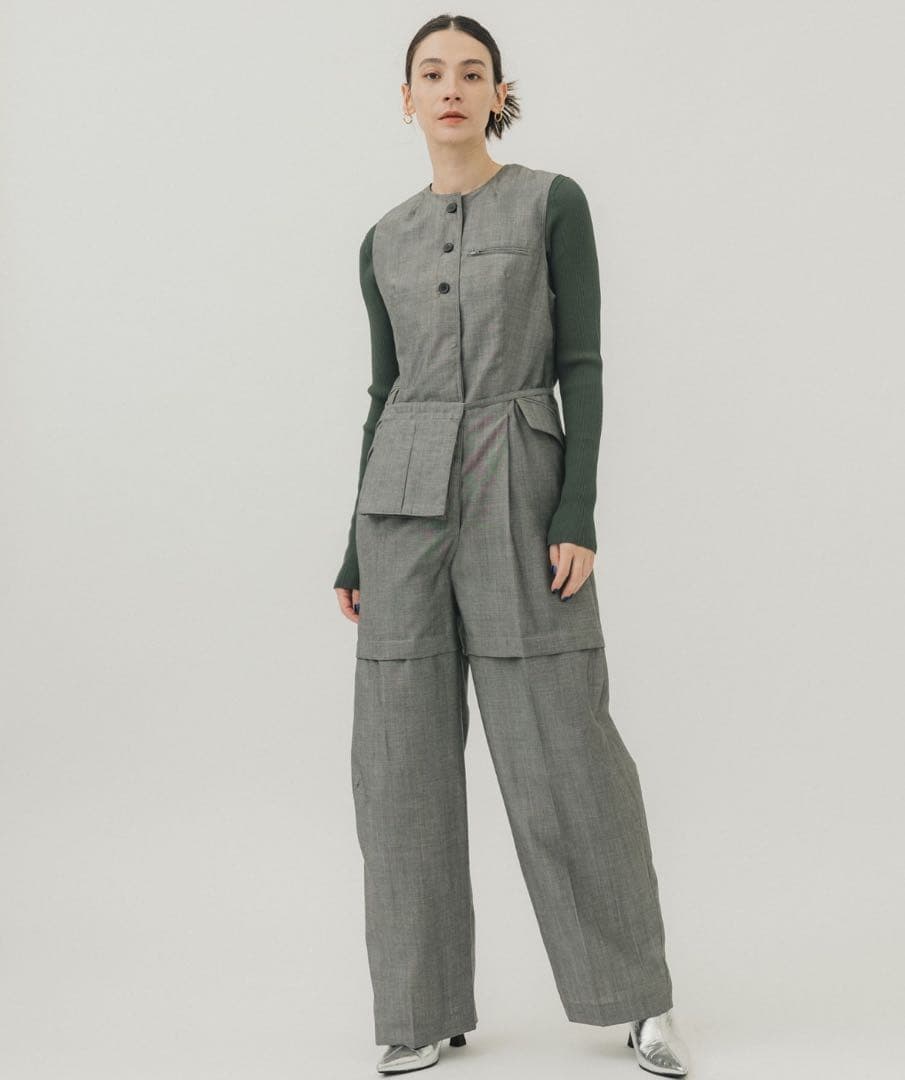IHNN Jumpsuit オールインワン ウエストポーチジャンプスーツ　36