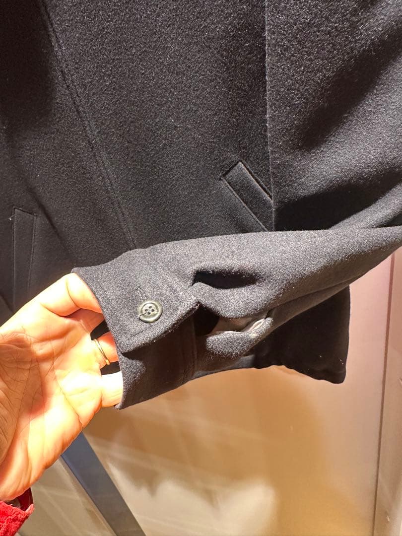 A.P.C. ウールスウィングトップ ブルゾン ネイビー