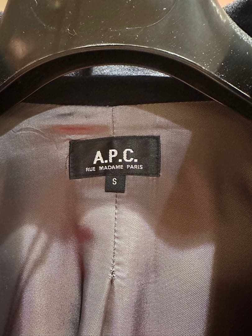 A.P.C. ウールスウィングトップ ブルゾン ネイビー
