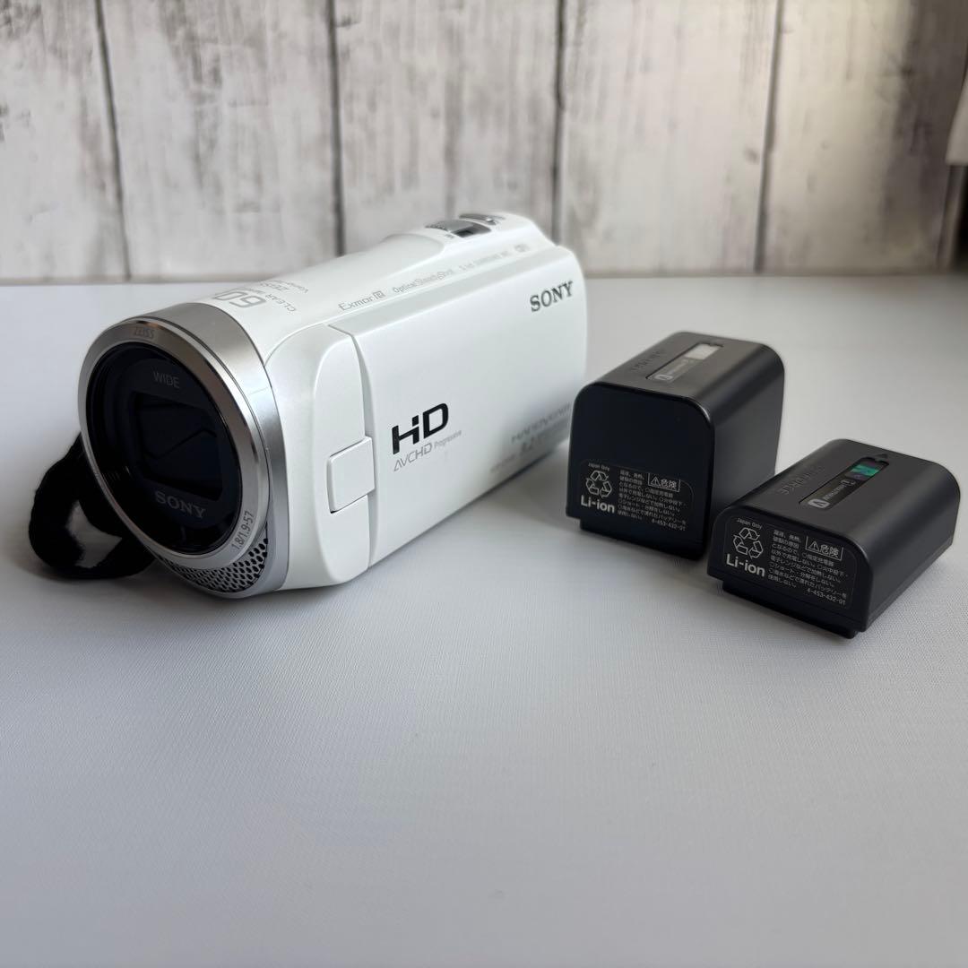 SONY HDR-CX480 ビデオカメラ 本体　バッテリー2個