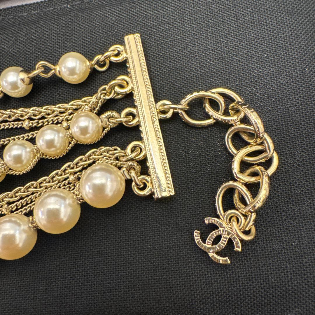❤️アキラ❤️ CHANELブレスレットパール