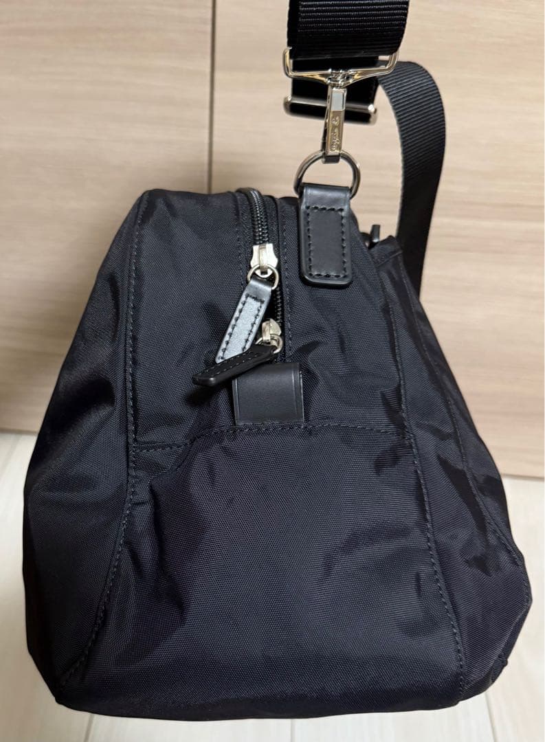 美品 agnes b. アニエスベー ボストンバッグ 2way ブラック 現行品