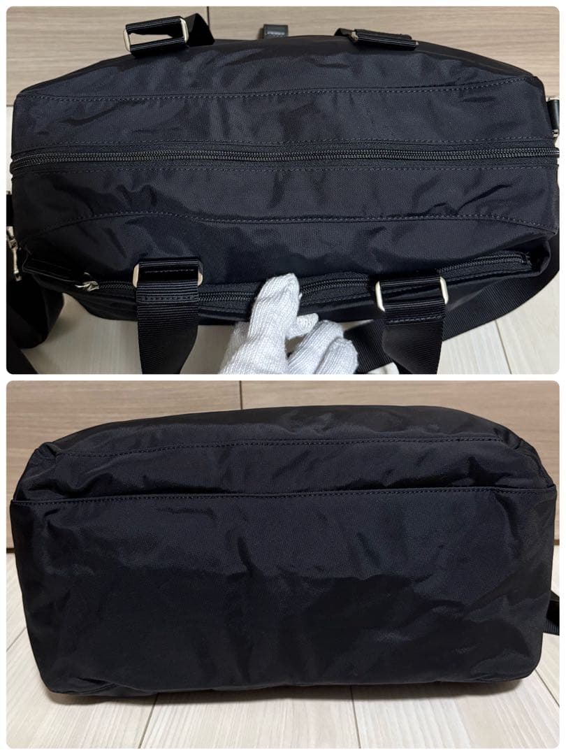 美品 agnes b. アニエスベー ボストンバッグ 2way ブラック 現行品