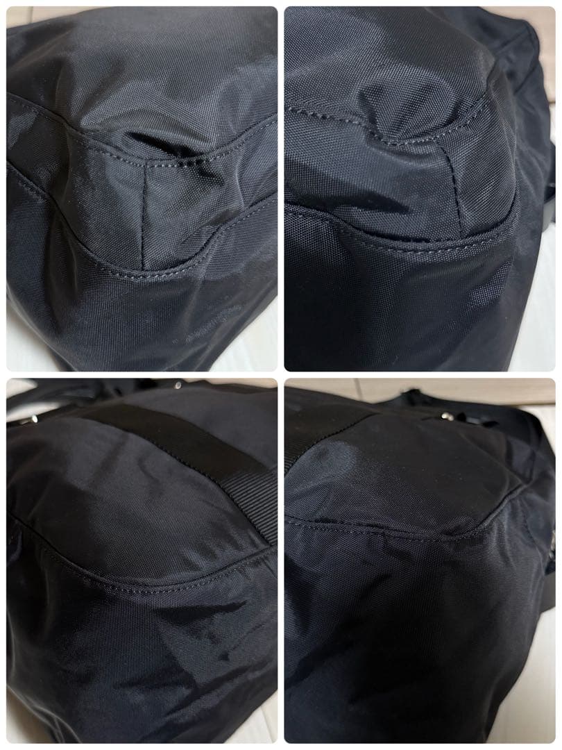 美品 agnes b. アニエスベー ボストンバッグ 2way ブラック 現行品