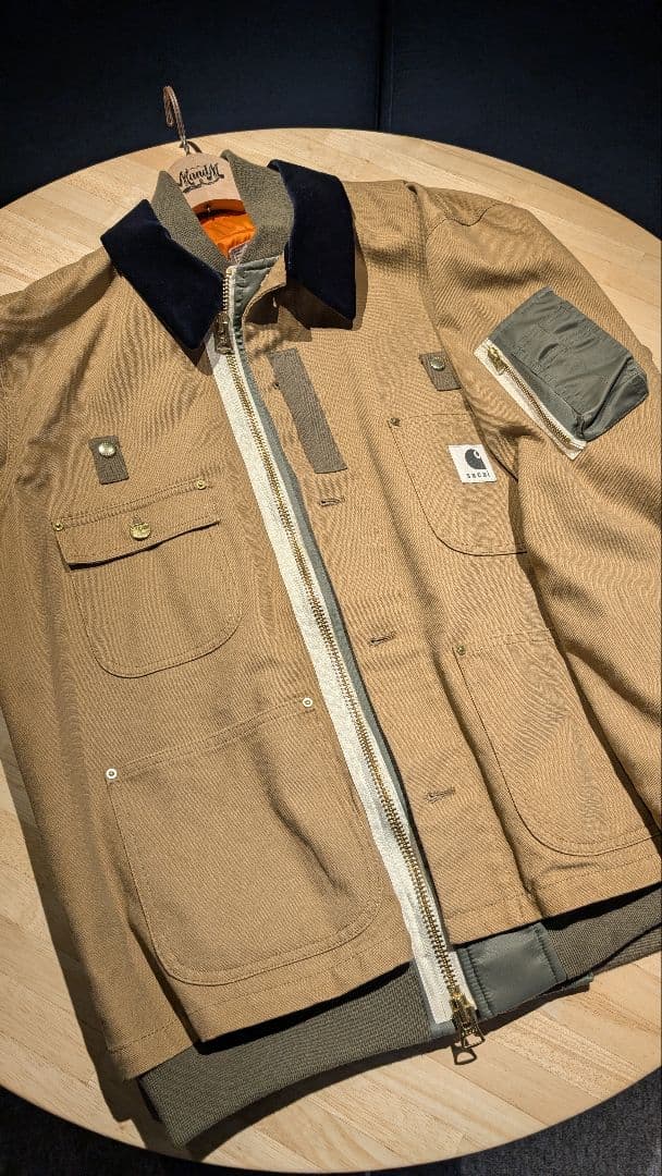 値下中【サイズ3(L〜XL相当)】sacai ×Carhartt WIP MA1