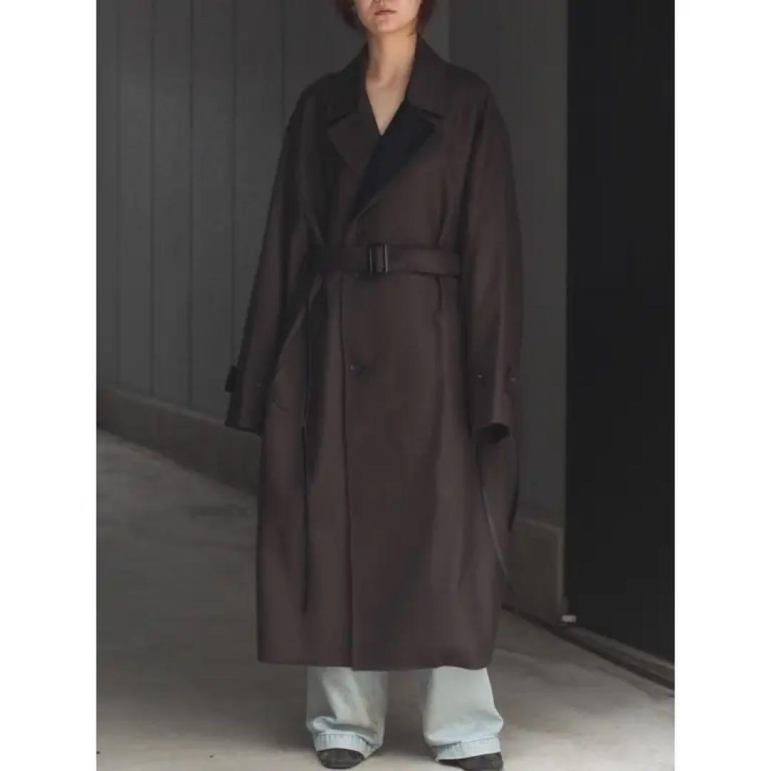 【ssstein】オーバーサイズドッキングダブルブレステッドコート