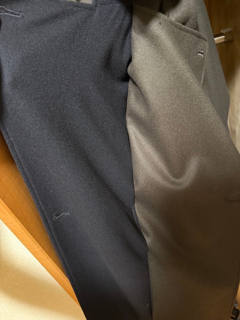 【ssstein】オーバーサイズドッキングダブルブレステッドコート