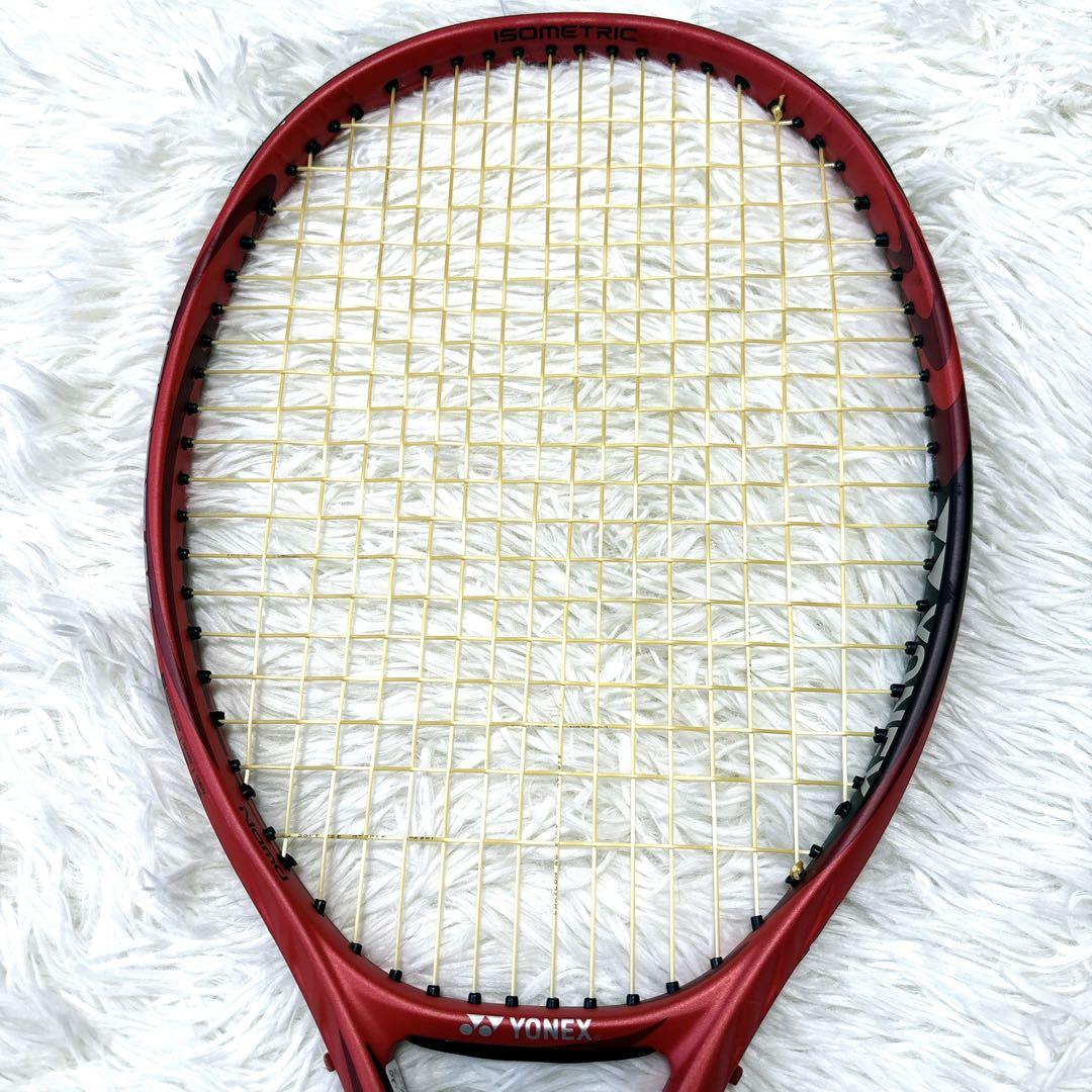 【美品】YONEX Vcore98 2本 グリップ2　硬式テニスラケット レッド