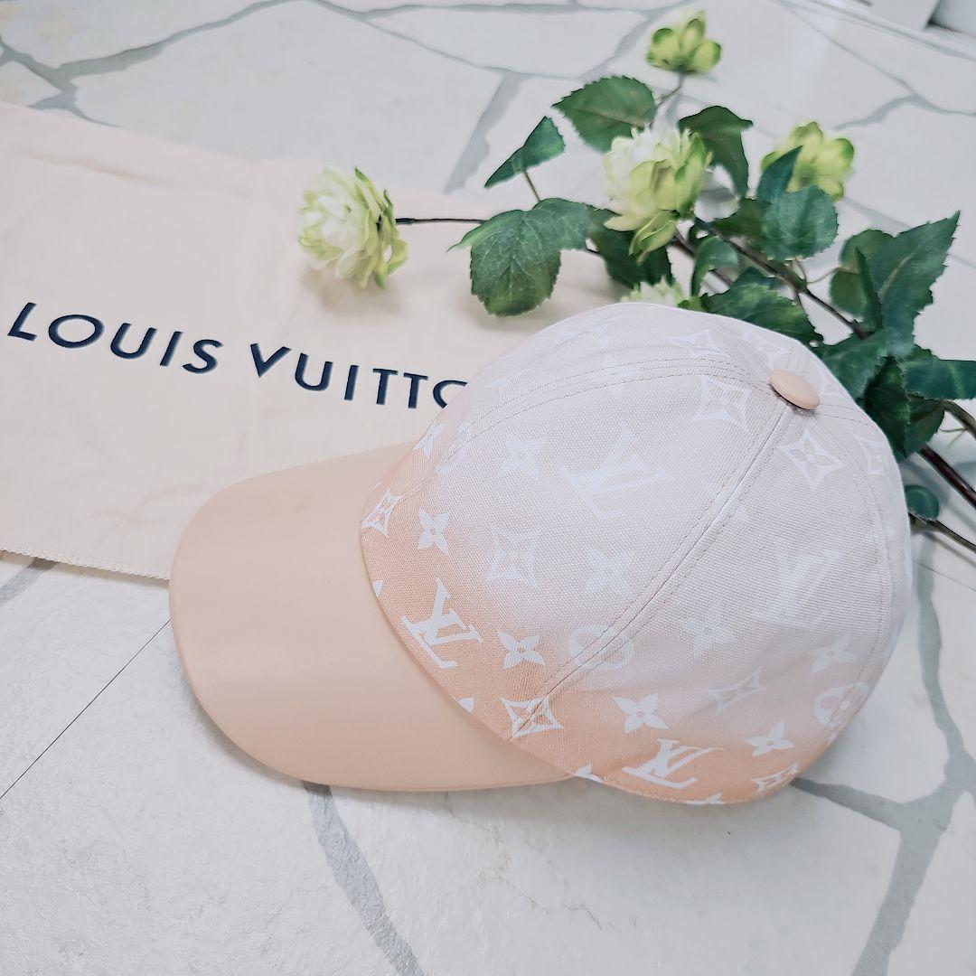 美品✨LOUIS VUITTON モノグラムキャップ　グラデーション　ピンク　M