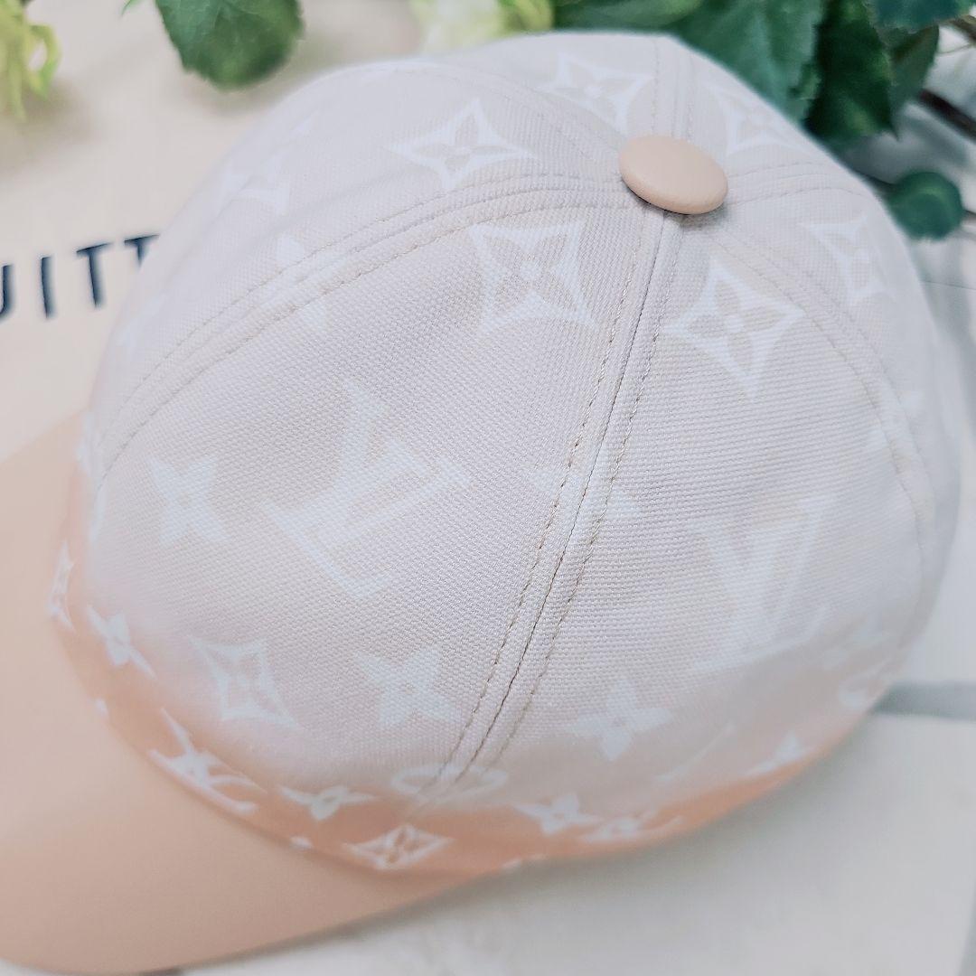 美品✨LOUIS VUITTON モノグラムキャップ　グラデーション　ピンク　M
